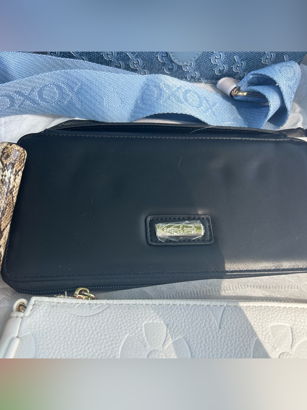 Black Leather Crossbody Bag